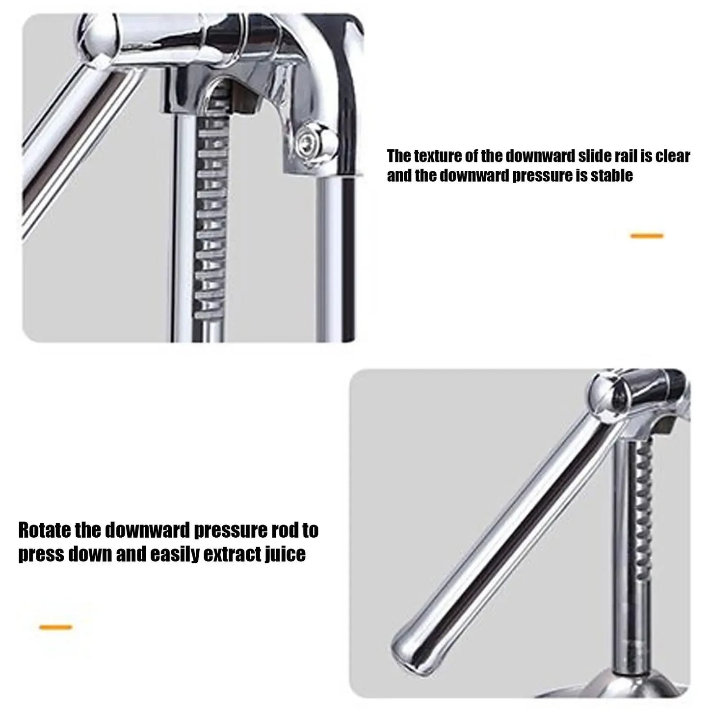 High-concerned Stainless Steel Manual Juicer Handheld Citrus Press