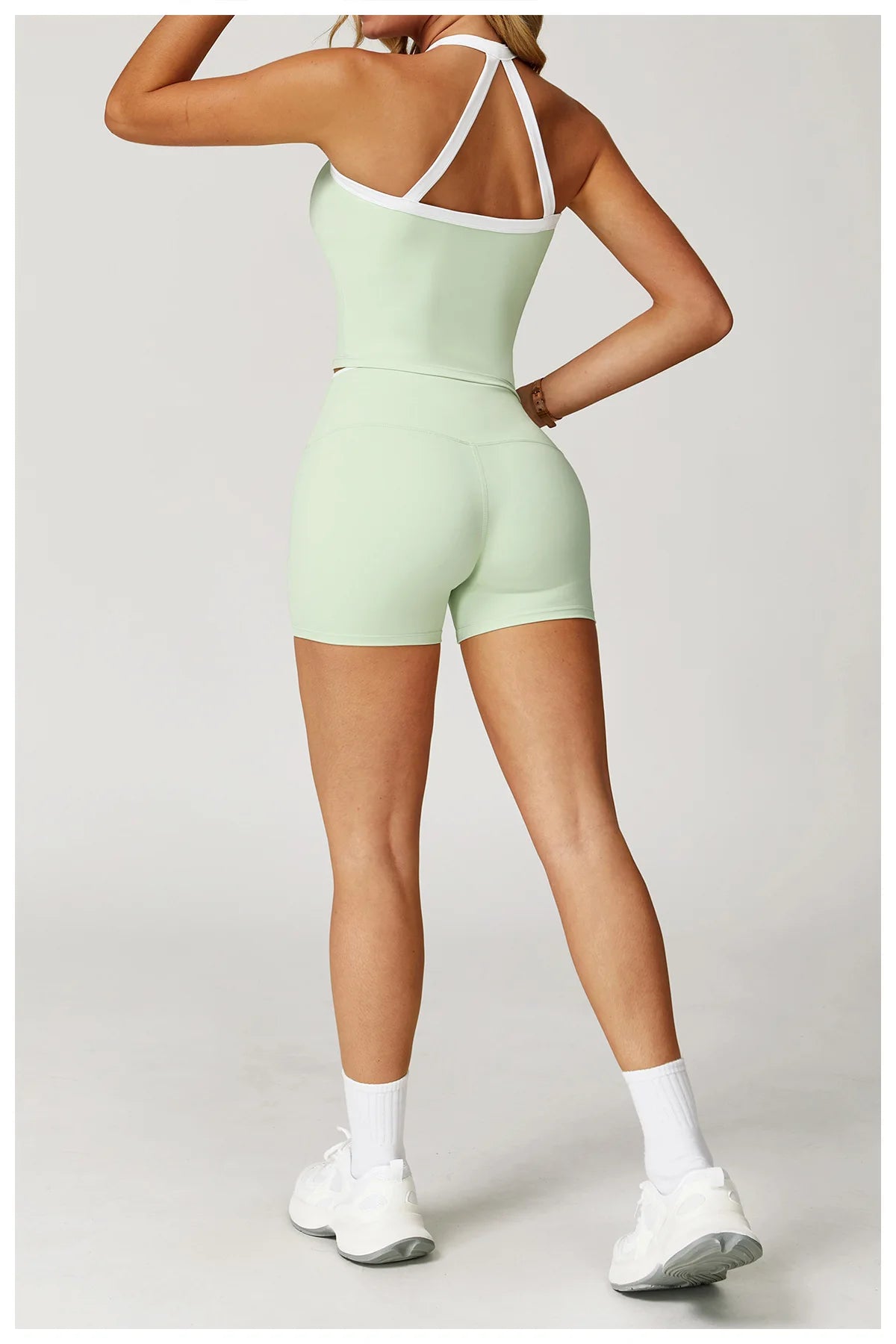 SWELTERINGCN Women 2 Piece Tracksuit Yoga Set Gym Wear