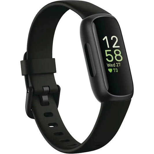 Popular Inspire 3 Health and Fitness Tracker with Stress Management Workout Intensity Sleep Tracking 24/7 Heart Rate Midnight Zen Black One Size S and L Bands Included