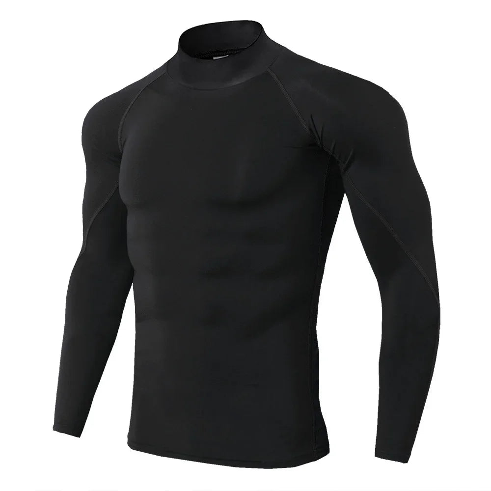 CN Quick Dry Men Bodybuilding T Shirt Long Sleeve Top