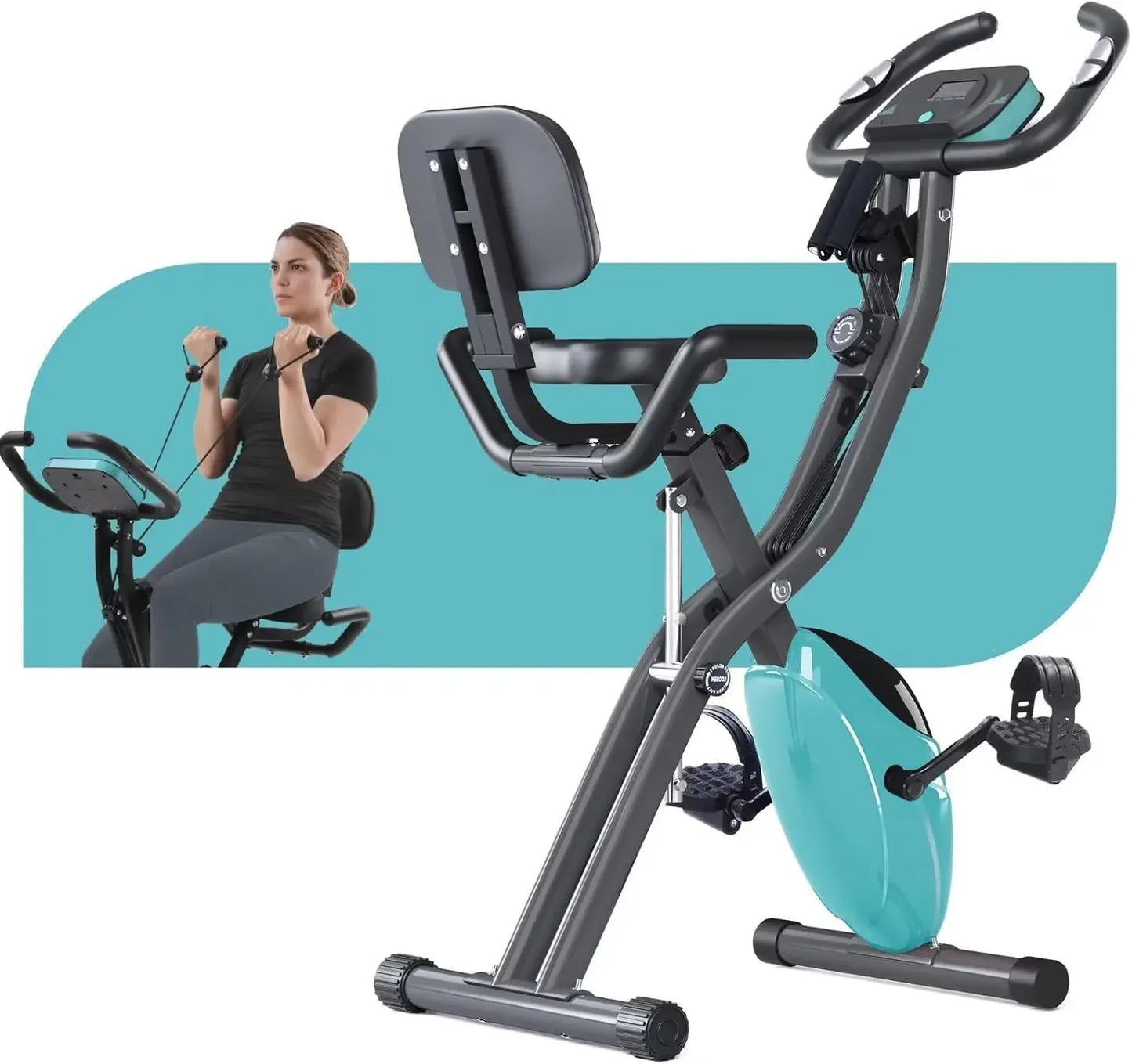 Decoration 4 In 1 Recumbent And Upright Home Exercise Bike
