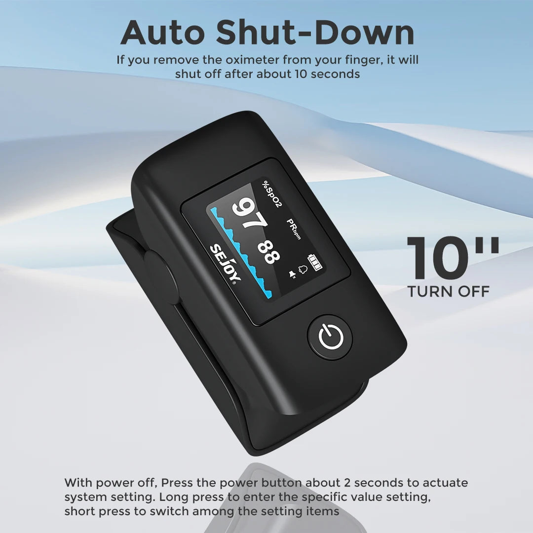 Sejoy Wrist Blood Pressure Monitor And Pulse Oximeter