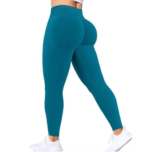 Women High Waist Yoga Training Pants With Logo Elastic