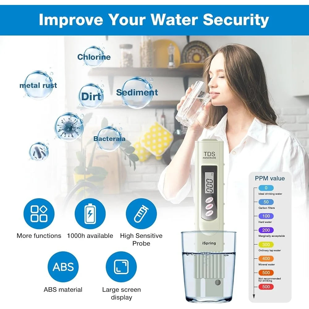 XMSJ Digital TDS Meter with Temperature Function