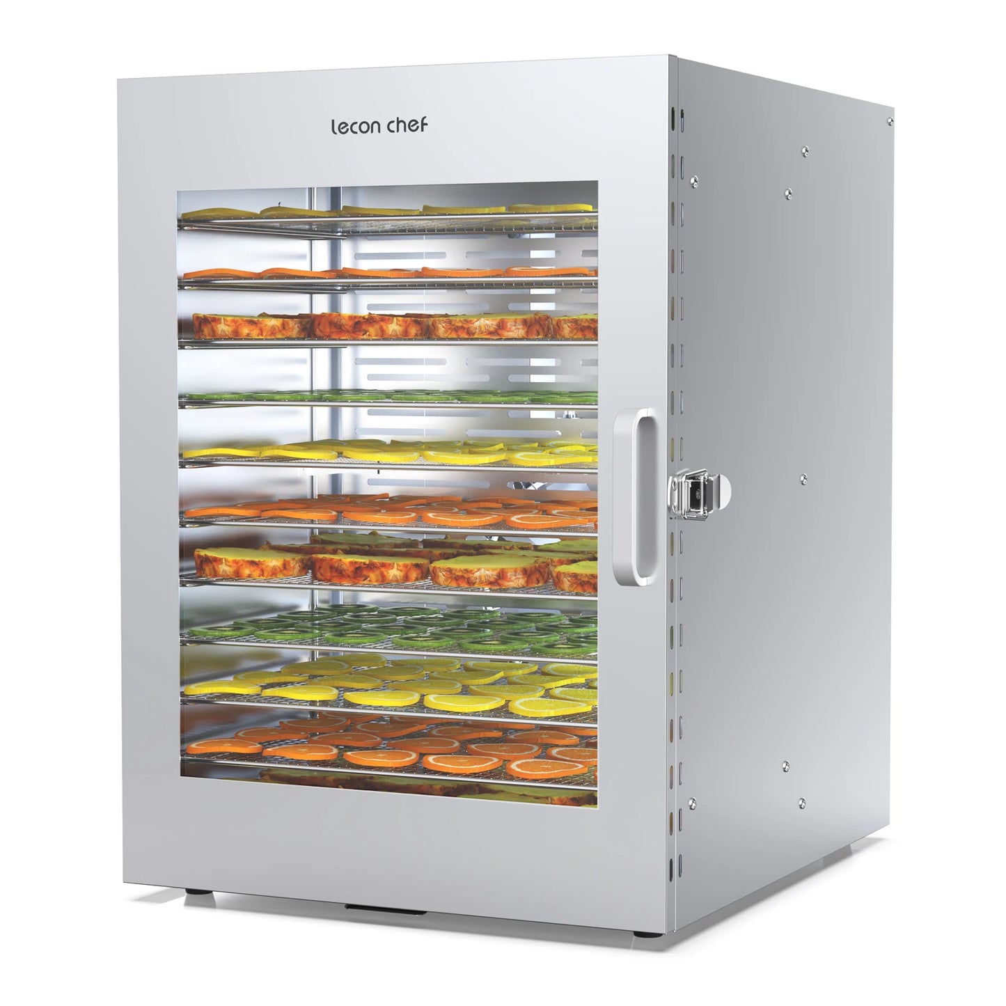 Lecon Chef Food Dehydrator Machine, 12 Stainless Steel Trays Food-Dryer 24H Timer & 194ºF Temperature Control 1000W Dehydrators