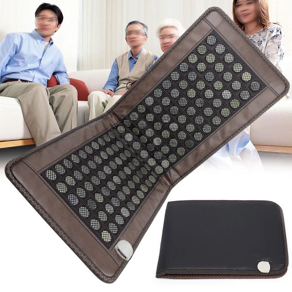 Bymaocar Far Infrared Jade Tourmaline Heating Pad Full Body