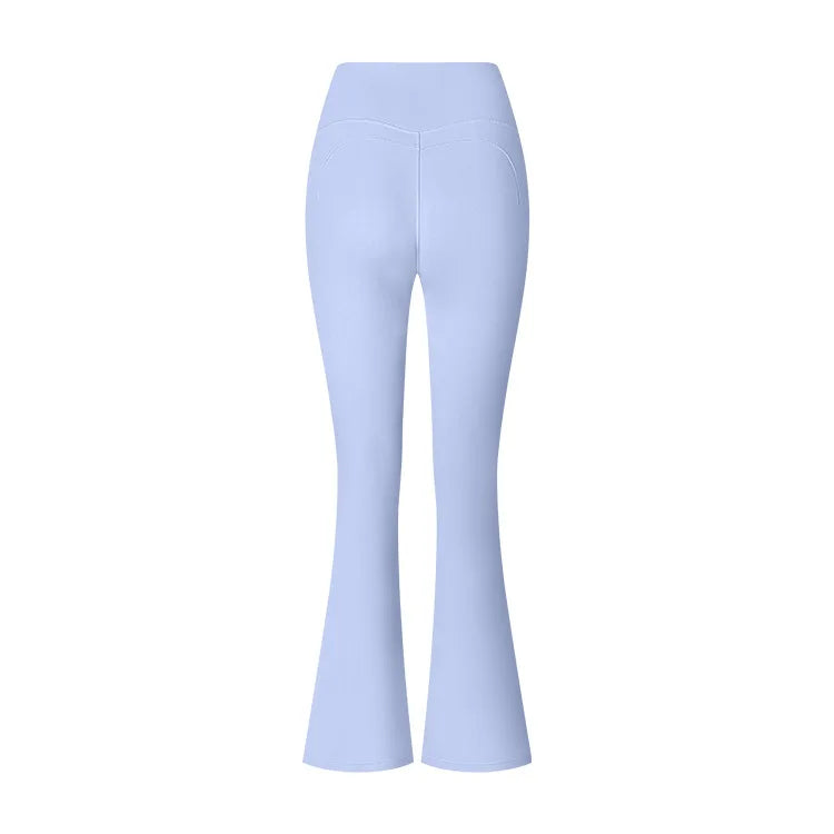 CN Sichuan Guangdong Womens High Waist Flared Leggings