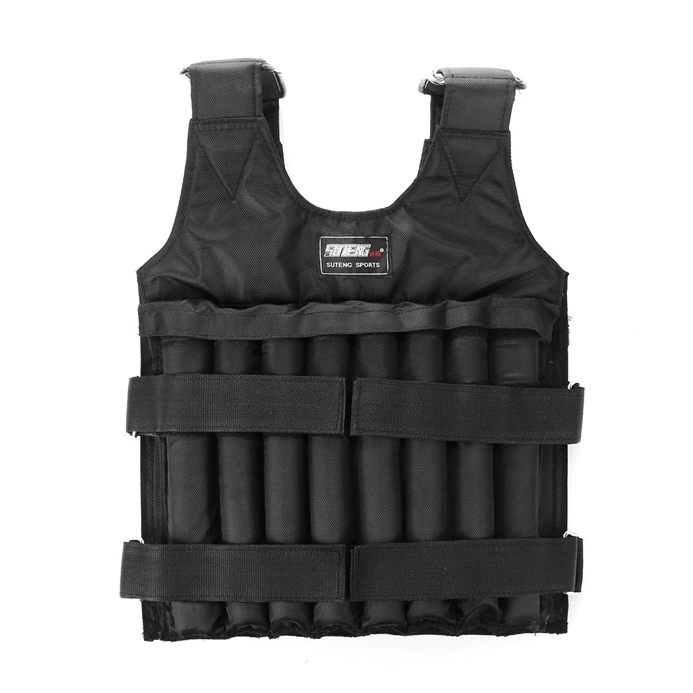 Adjustable Weight Vest for Running Training Fitness Equipment 3 to 50kg Loading Waistcoat Jacket