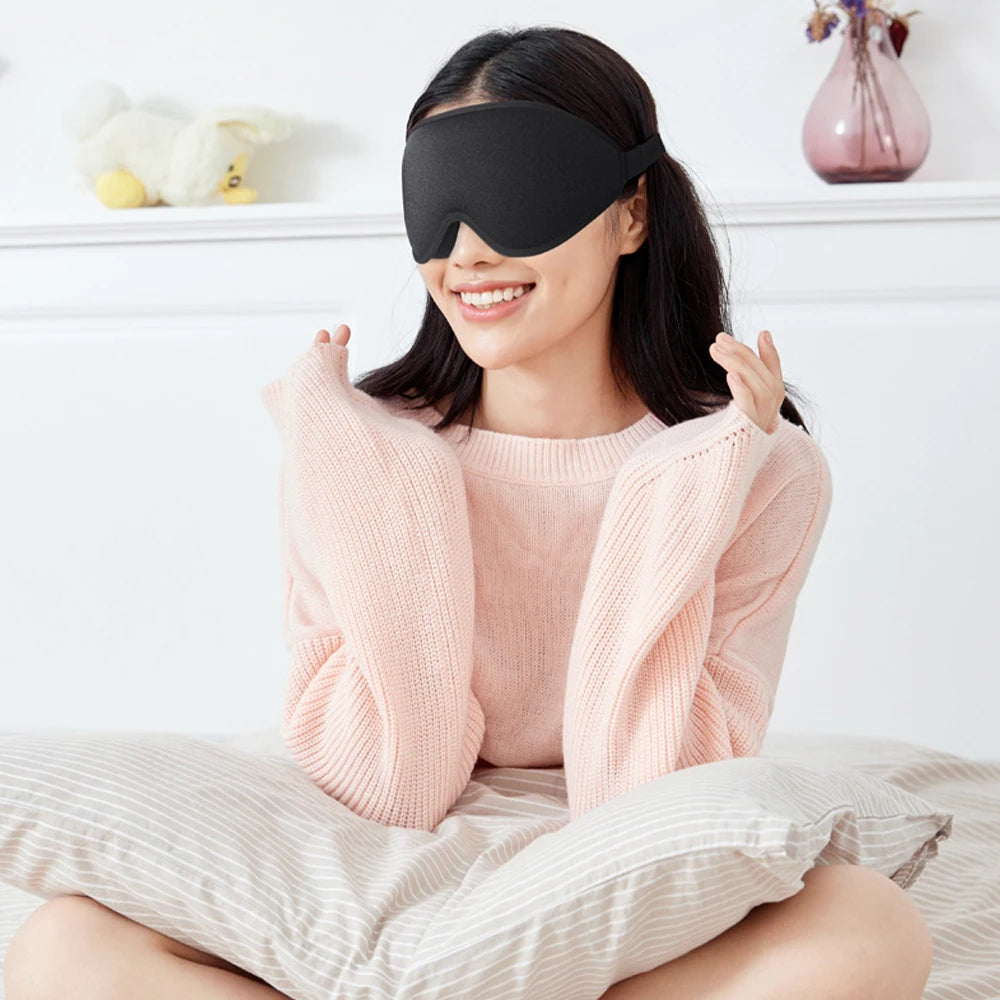 MERALLE 3D Sleep Mask Light Blocking Blindfold for Sleep