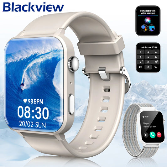 Blackview Smartwatch With Bluetooth Call Heart Rate SpO2