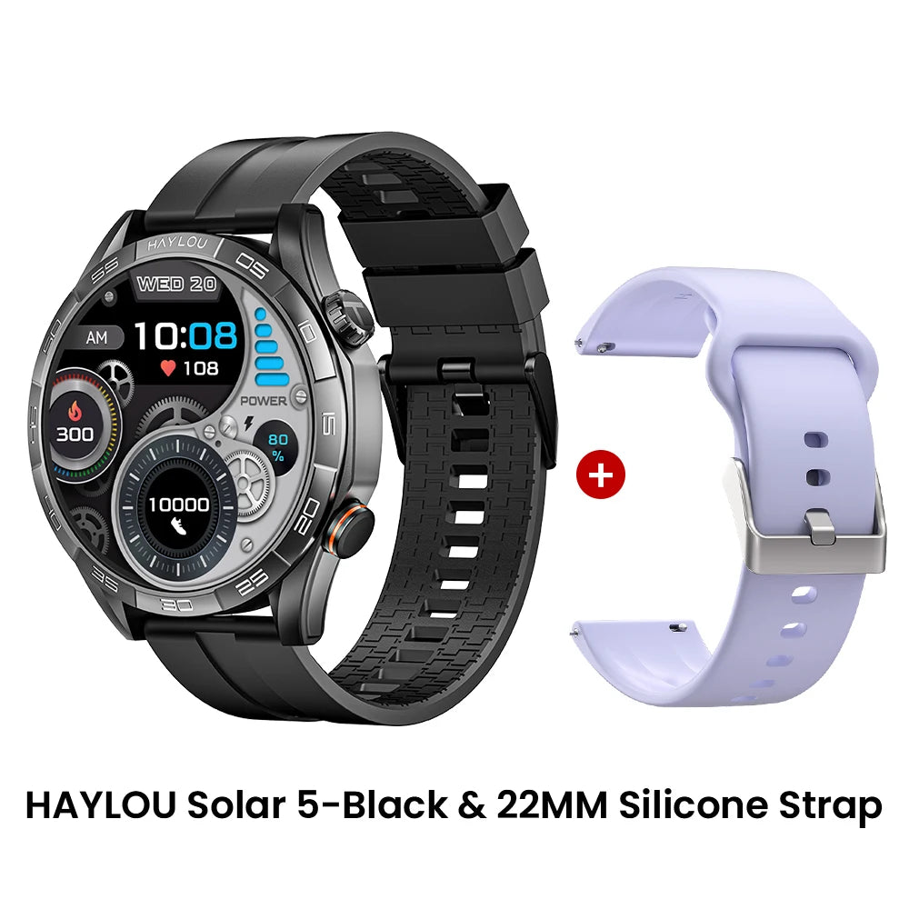 HAYLOU Solar 5 Voice Calling Smartwatch Health Tracking