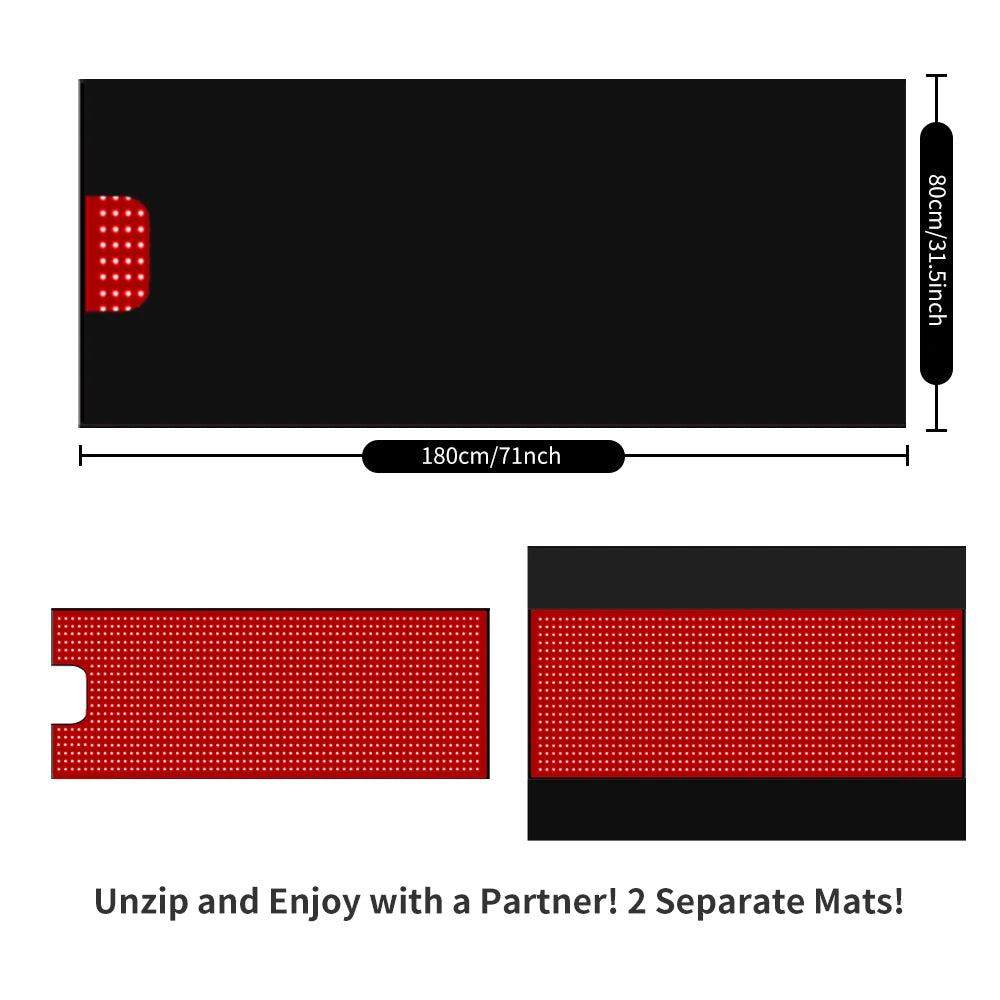 Electronic Full Body Light Therapy Mat For Home Use