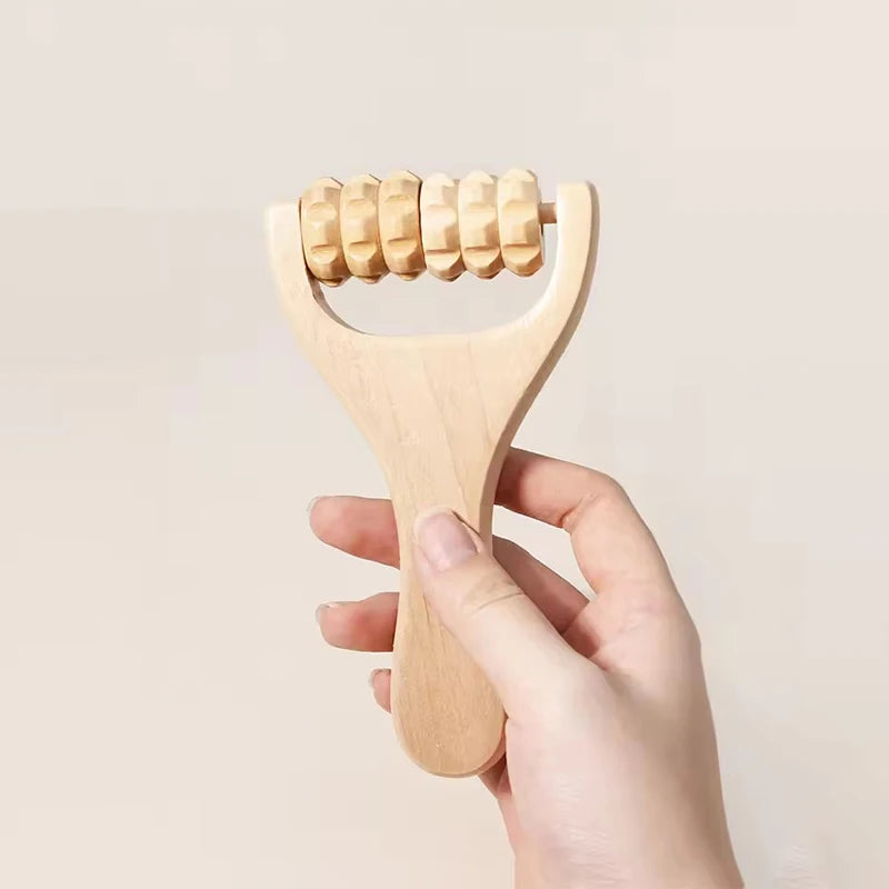 Kimhome Full Body Wooden Fascia Roller Manual Massager