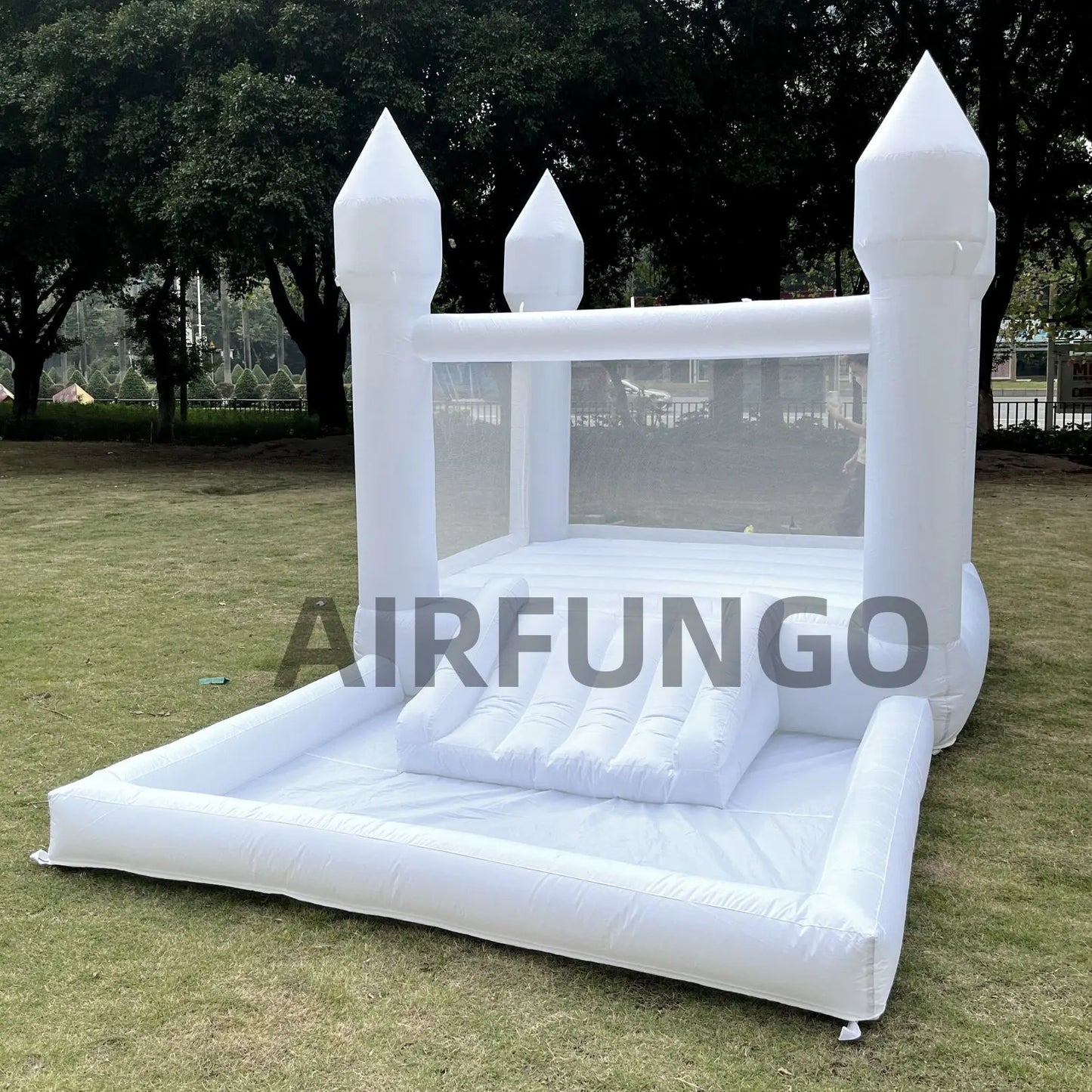Design Kids Soft Play Bounce House With Ball Pit Blower