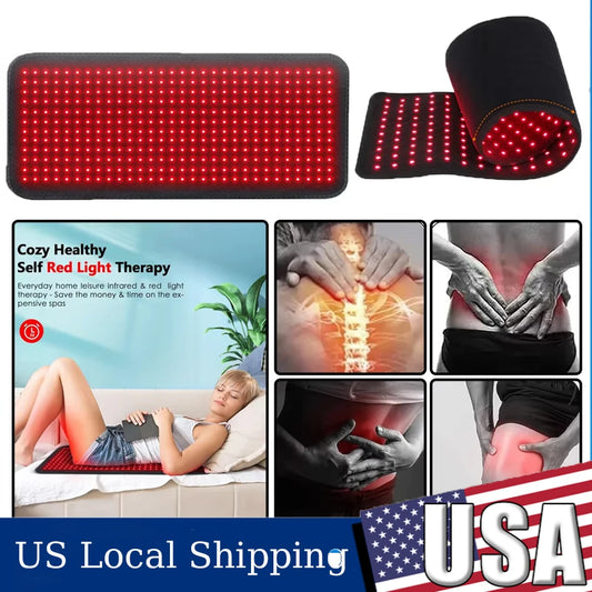 Infrared Red Light Therapy Pad Lumbar Back Belt For Pain
