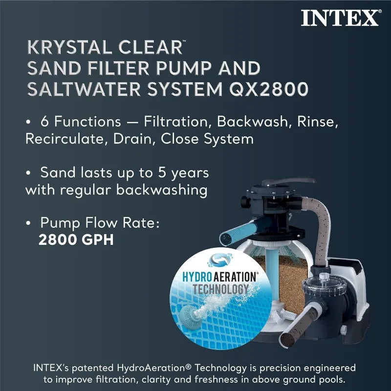 Intex Ultra XTR Rectangular Pool Deluxe Set With Pump