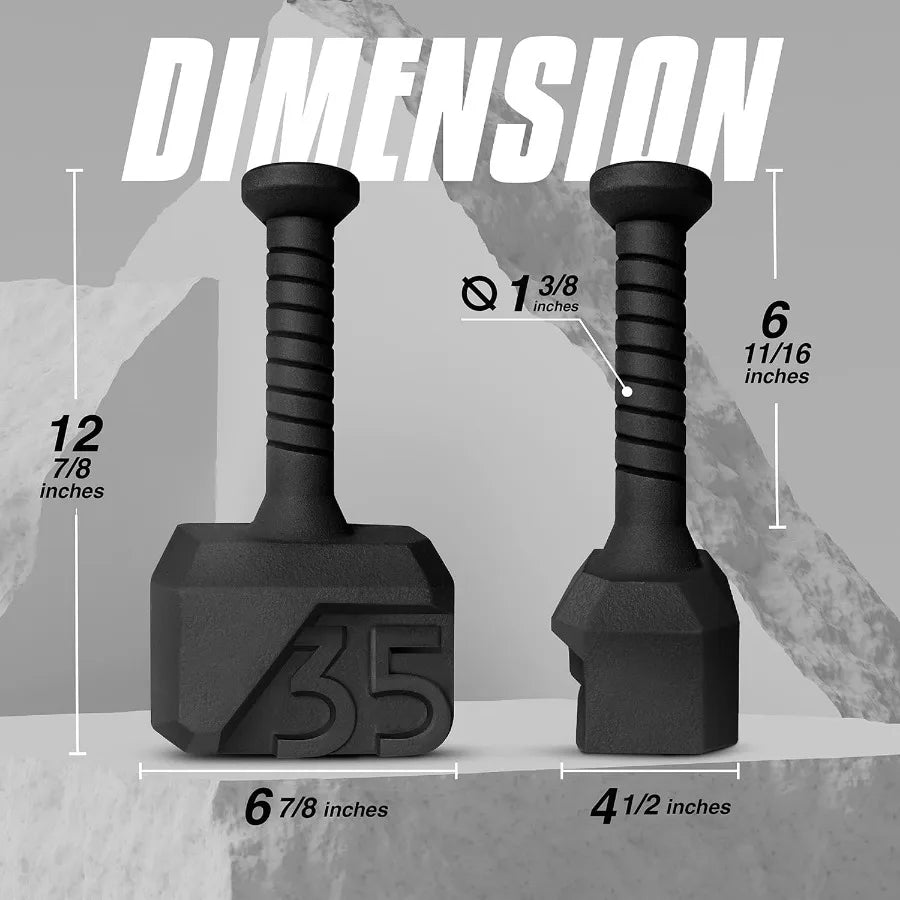 LISM Kettlebell Special Shape Upgraded Multifunctional Cast Iron