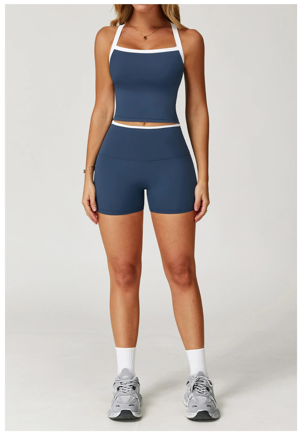 SWELTERINGCN Women 2 Piece Tracksuit Yoga Set Gym Wear