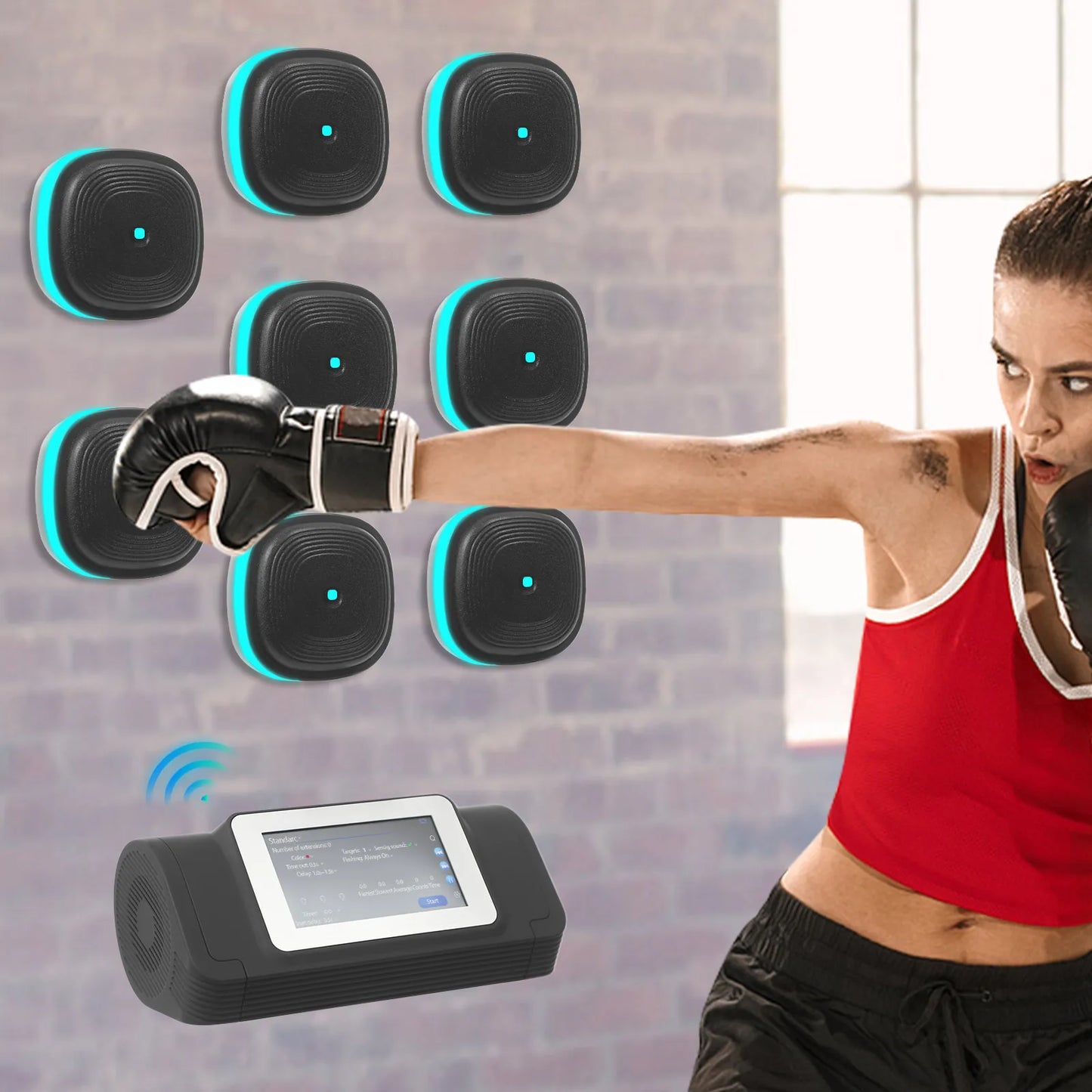 Bluetooth Boxing Target Workout Machine For Home Fitness