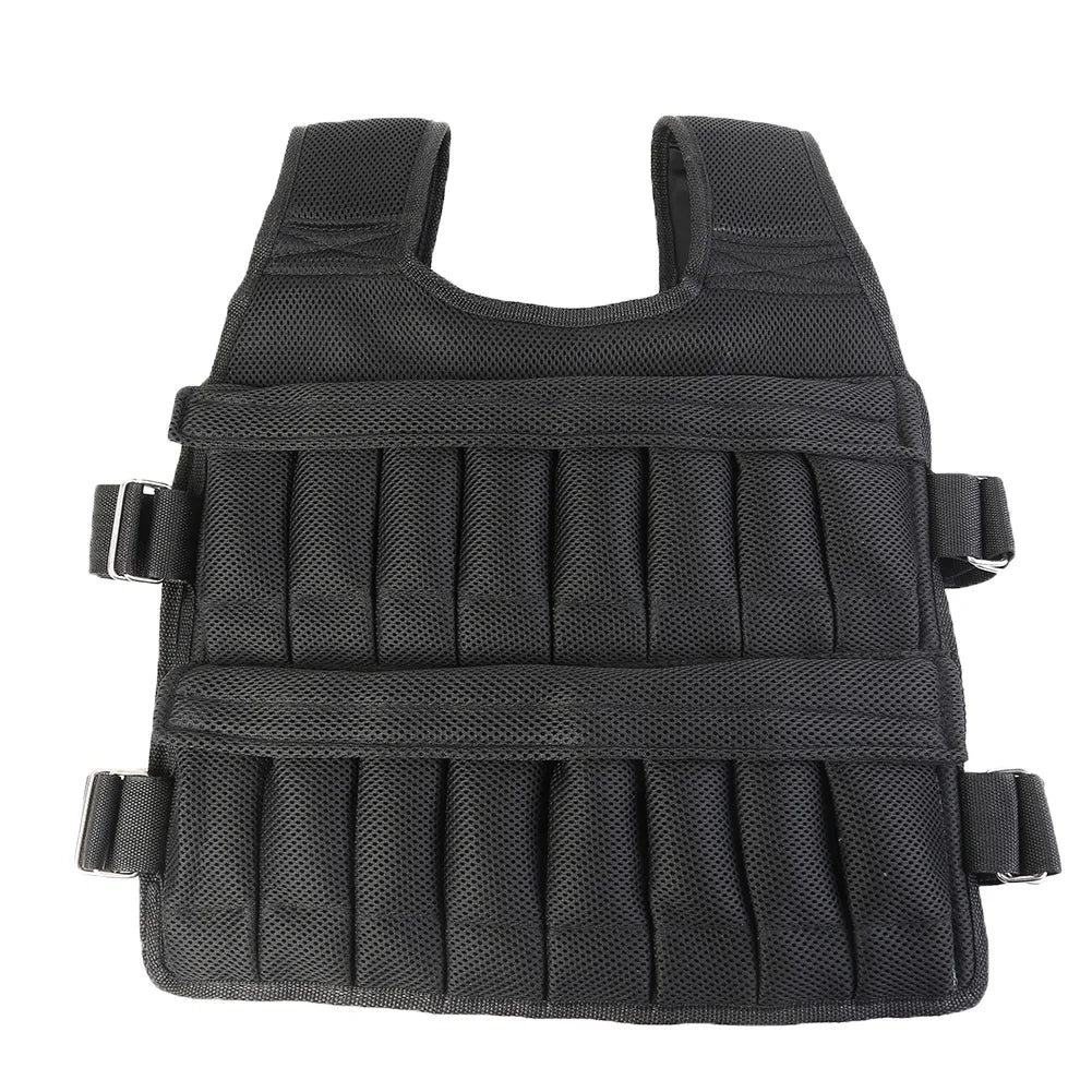 Adjustable Weight Vest for Running Training Fitness Equipment 3 to 50kg Loading Waistcoat Jacket