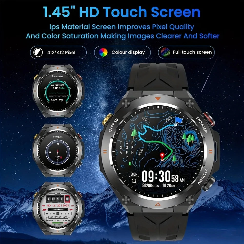 Senbono Built In GPS Smartwatch With Bluetooth Call