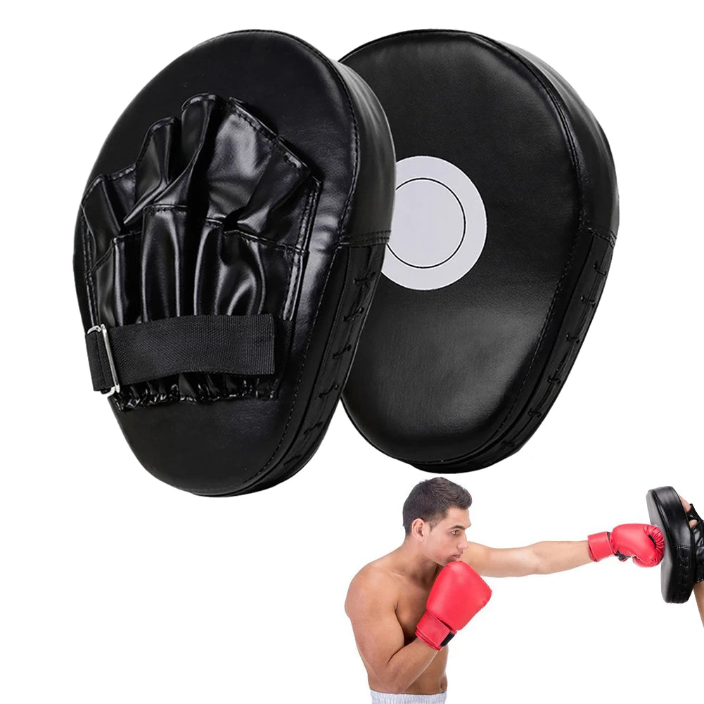 Curved Boxing Hand Target PU Leather Punch Mitts for Training