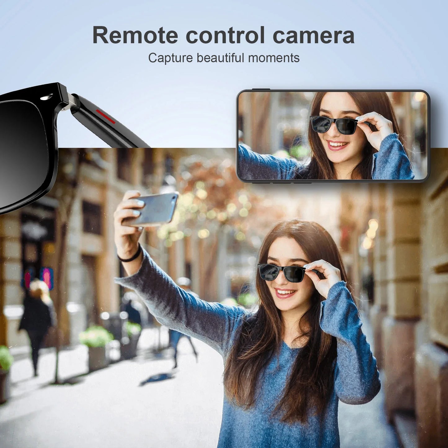 Blackview Bluetooth Smart Glasses with Built-in Speaker