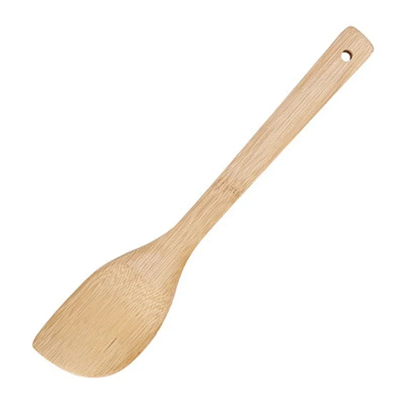 Feature Bamboo Nonstick Kitchen Spatula Turners Utensils For Cooking
