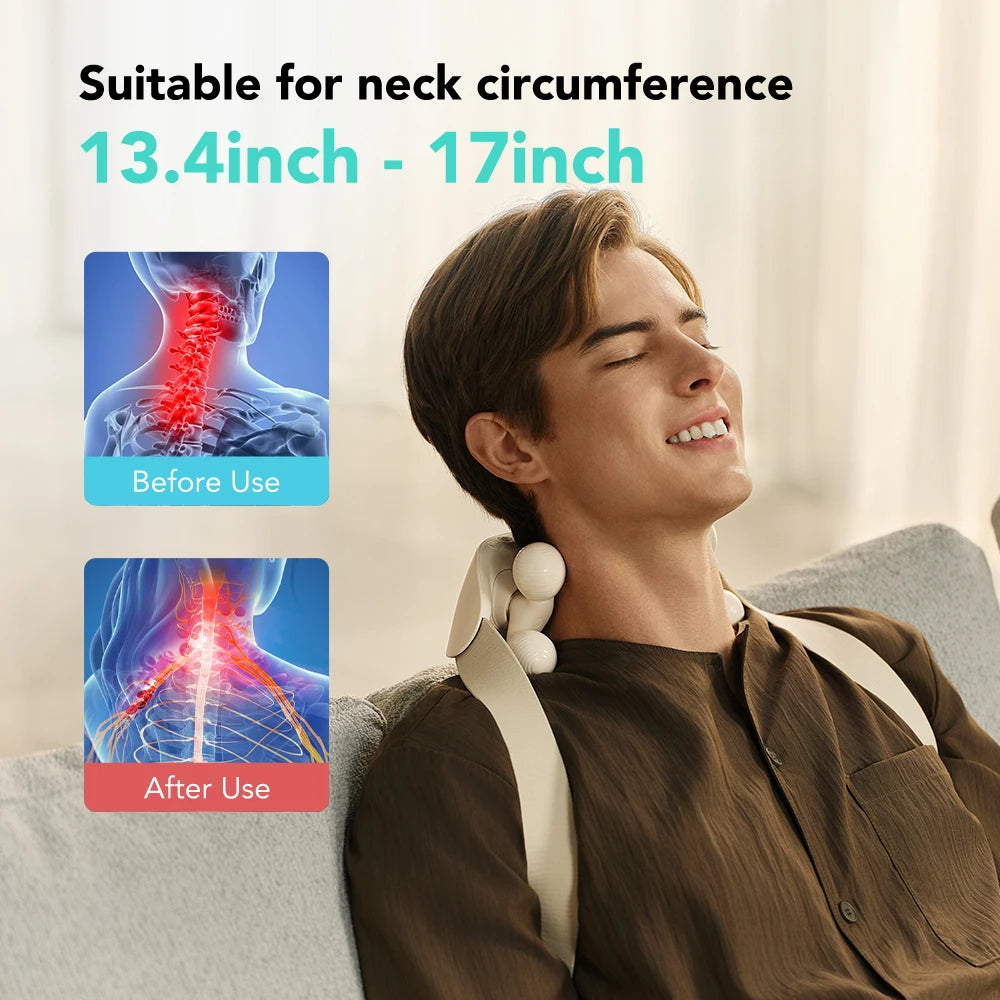 SKG 6D Cordless Deep Tissue Neck Massager With Heat