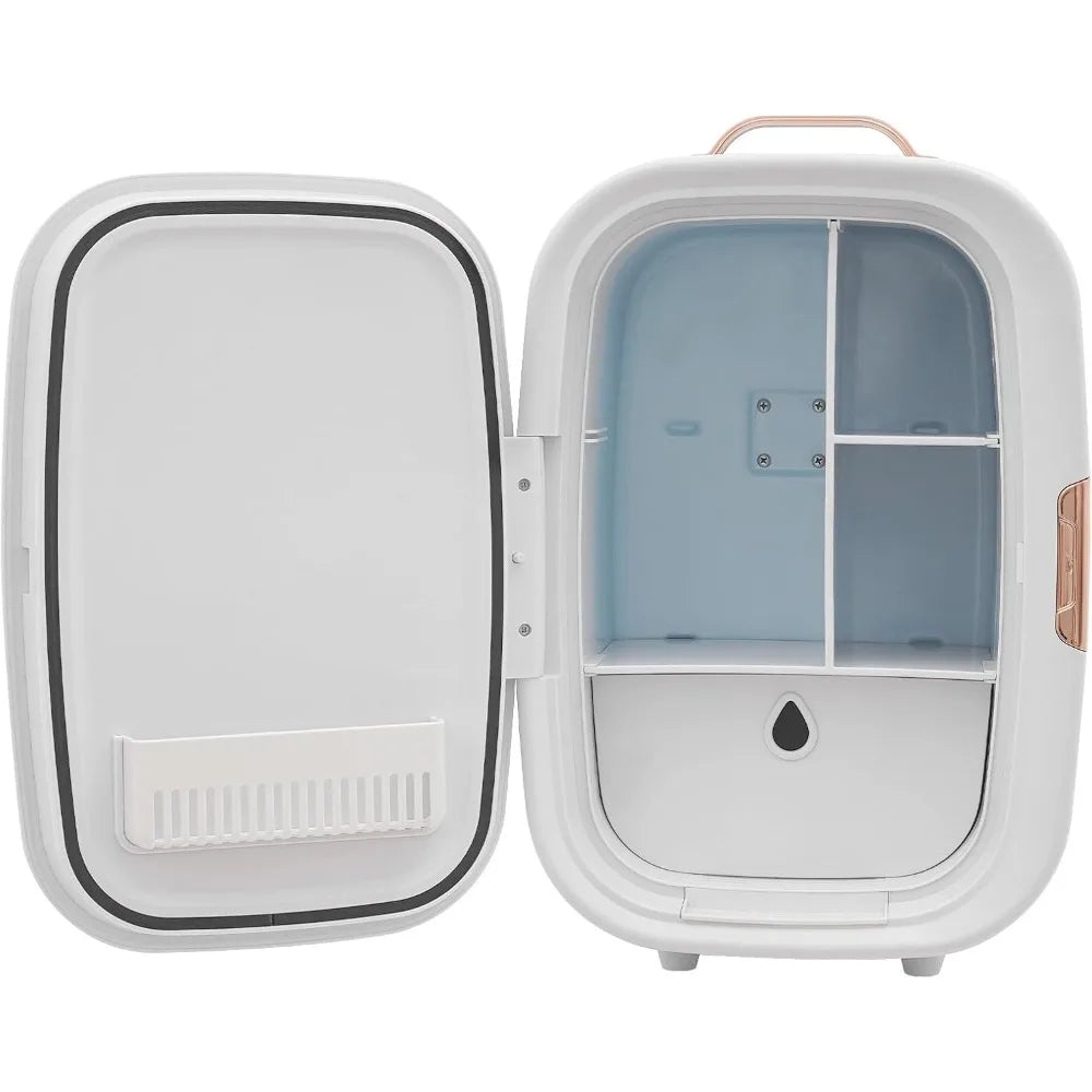 12L Beauty Fridge-50W/48W Dual-Function Cooling/Heating Cosmetic Refrigerator with Smart Thermostat, Compact Mini Skincare Fridg