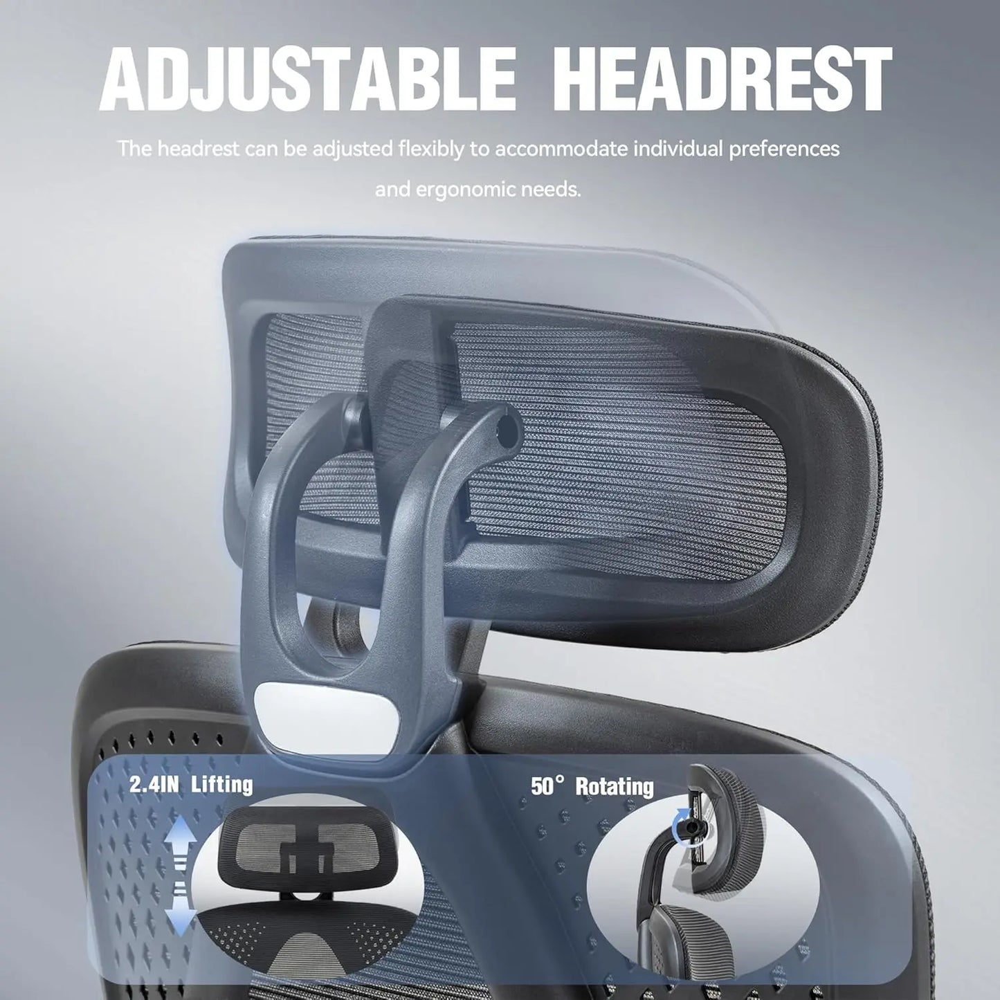 Dowinx Ergonomic Mesh Office Chair With Lumbar Support