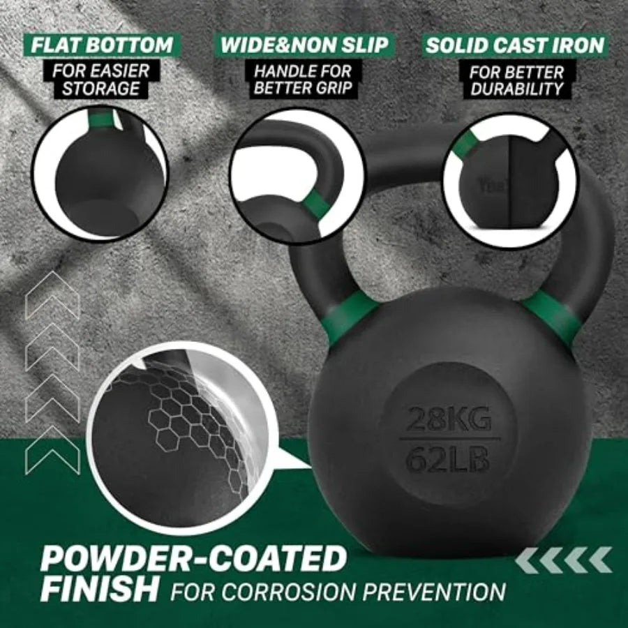 LISM Kettlebell Cast Iron For Strength Training Home Workout