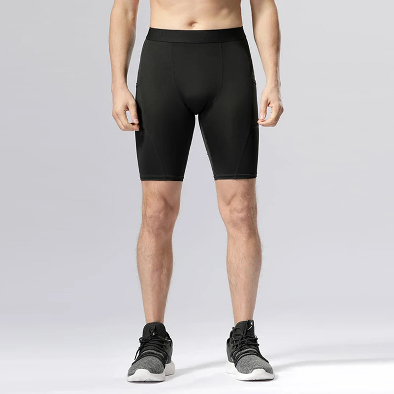 Pure Vibe Care Compression Shorts Mens Quick Dry Running