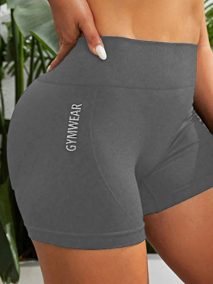 CN Seamless High Waist Women's Yoga Workout Shorts