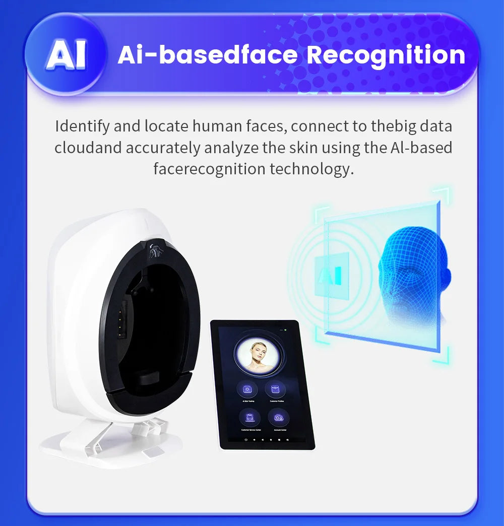 Emszero AISIA Q1 3D AI Facial Skin Analyzer Diagnosis