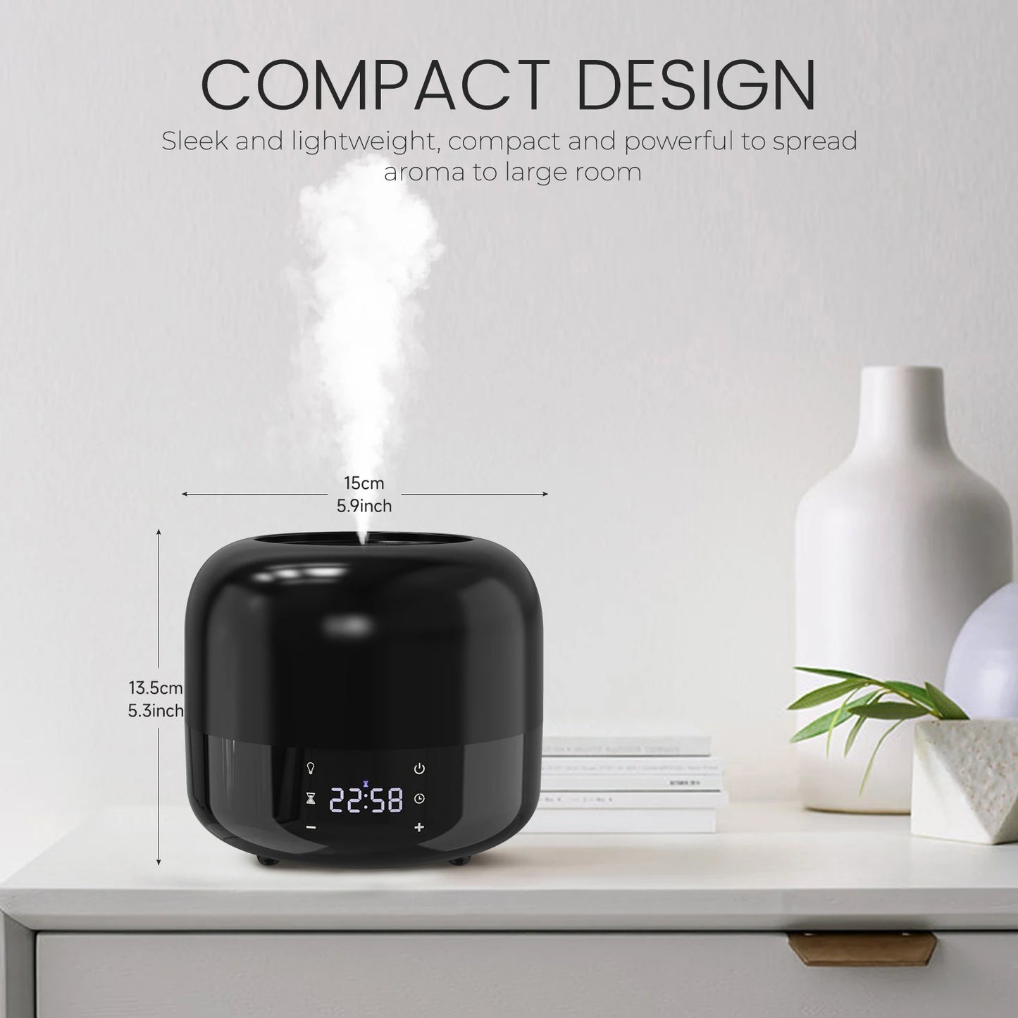 Sejoy Air Humidifier Aroma Diffuser Ultrasonic Cool Mist