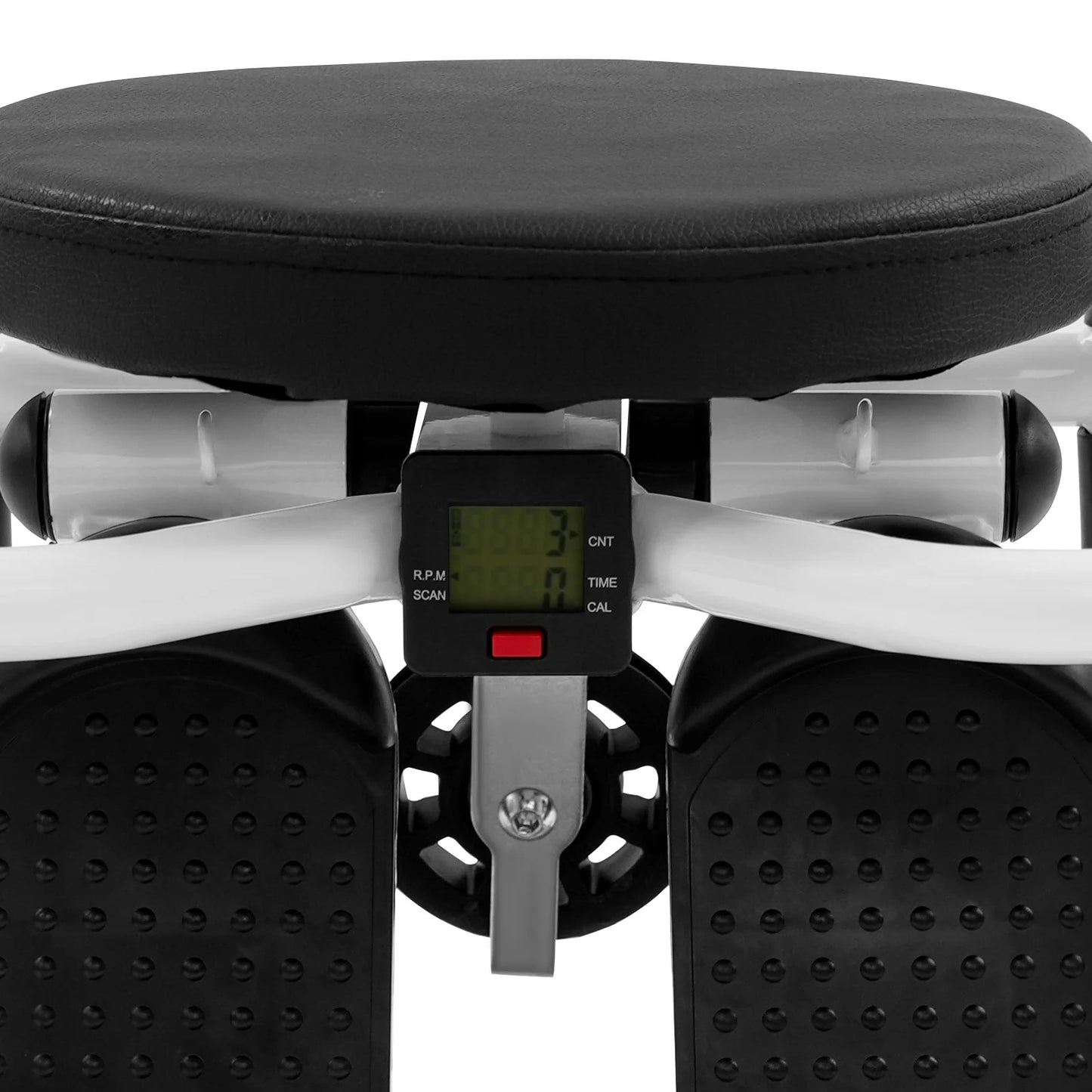 Multi Function Stepper With Seat Resistance Bands And LED Display