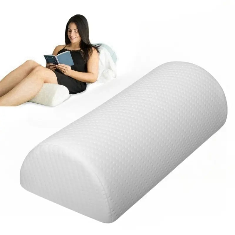 Memory Foam Bolster Pillow For Legs Back And Head Support