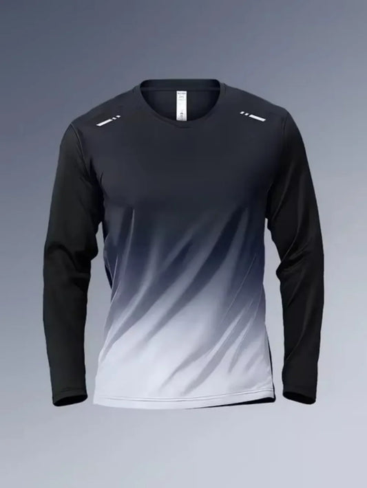 Men's Long Sleeve Quick Dry Sports T Shirt Training