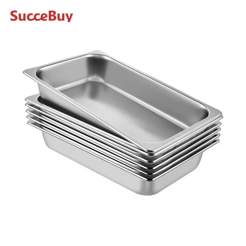 SucceBuy Stainless Steel Buffet Chafing Dishes for Party