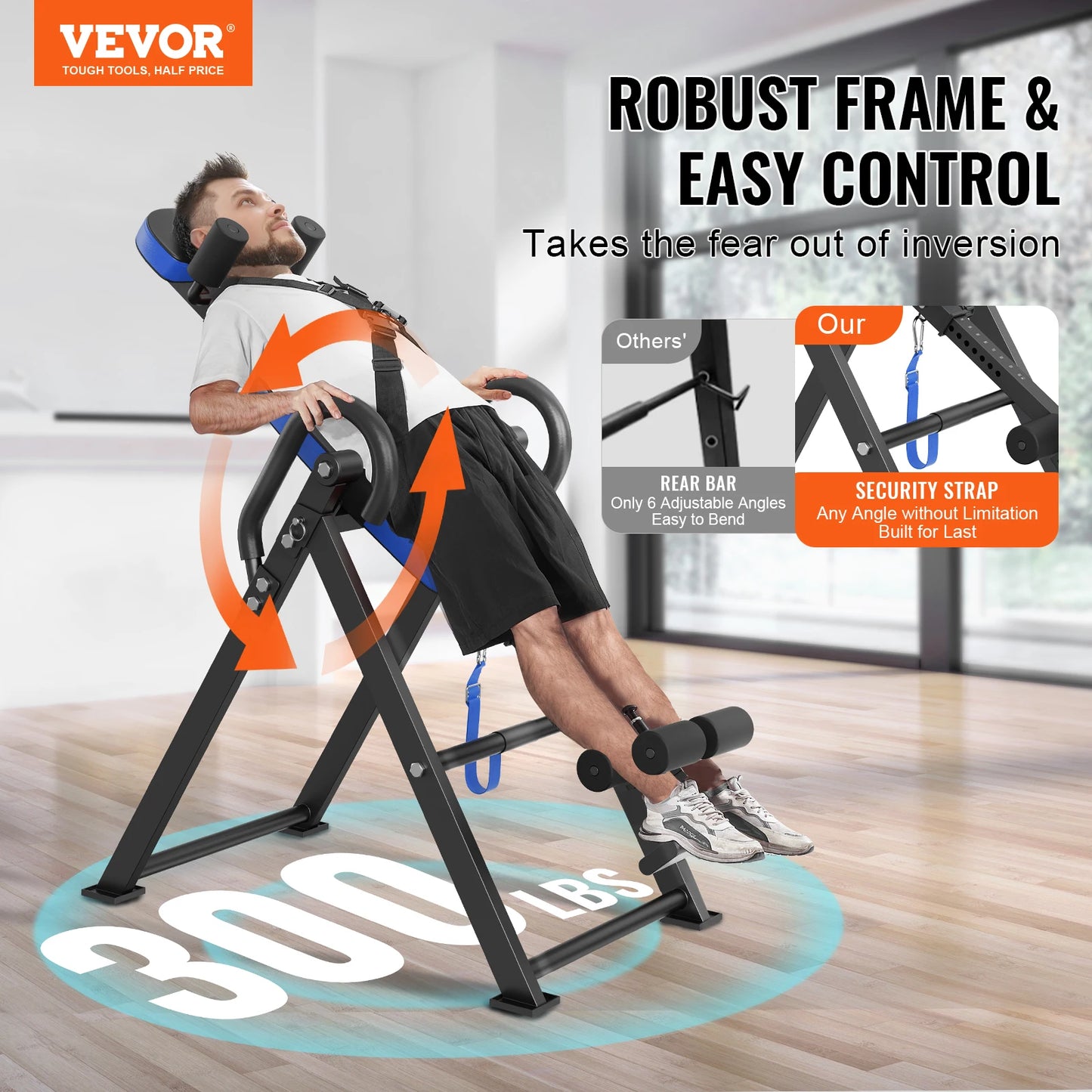 VEVOR Heavy Duty Inversion Table Decompression Back Stretcher
