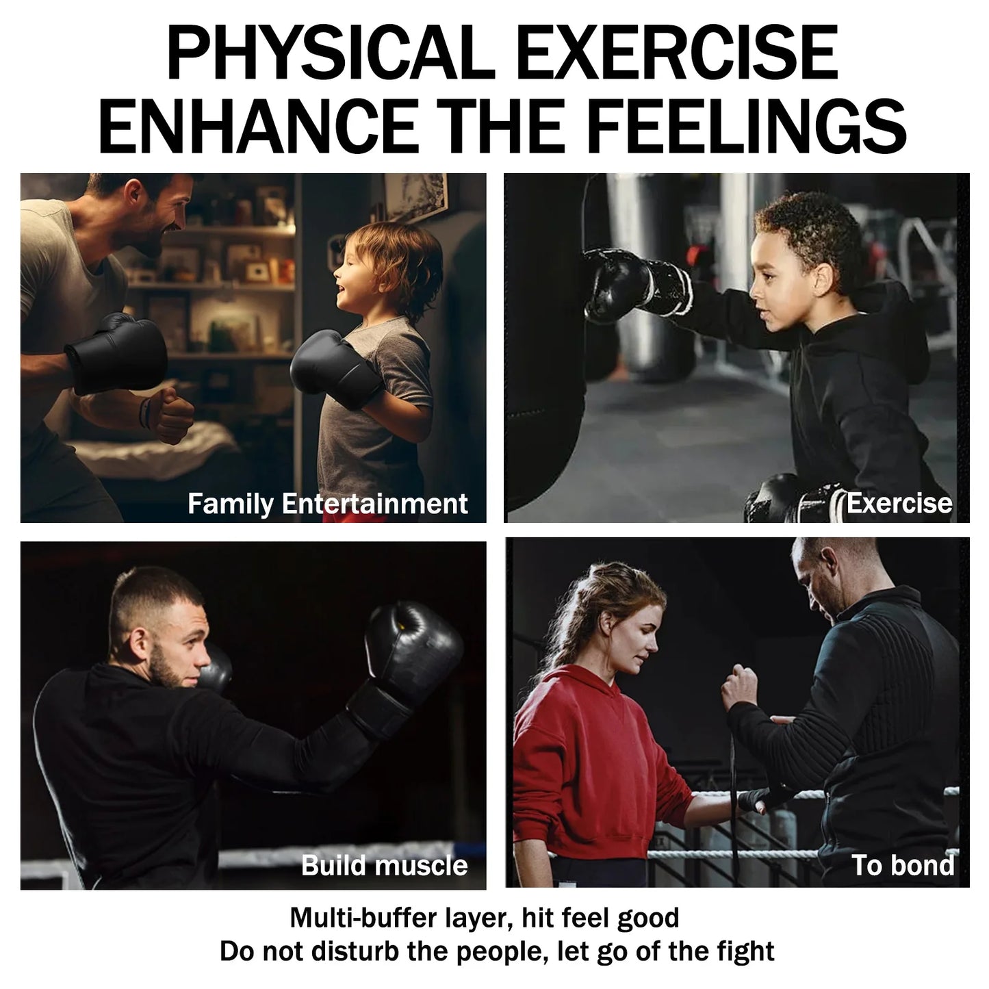 Smart Music Boxing Trainer Wall Mounted Punching Machine 9 Speeds