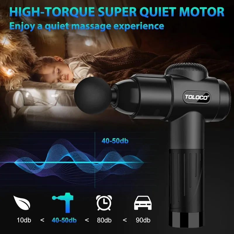 YTYIN Toloco Massage Gun Deep Tissue Percussion Massager