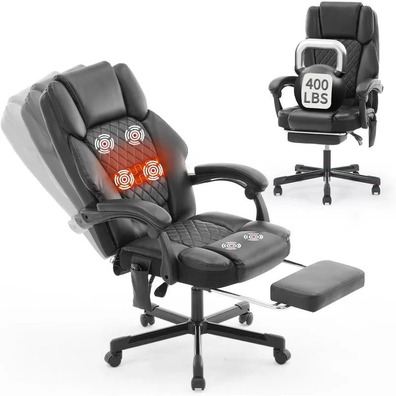 YTYI Massage Office Chair with Heat and Vibration Points