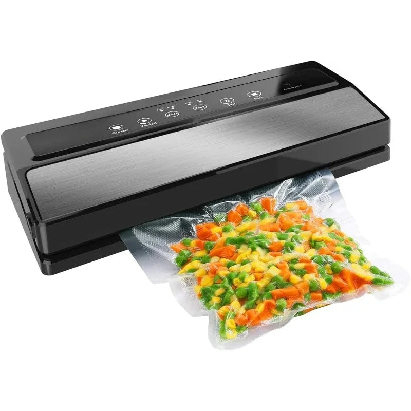 Fast Shipping Vacuum Sealer Machine for Food Storage with Sealer Bags and Roll Automatic Food Sealer for Sous Vide Compact Design