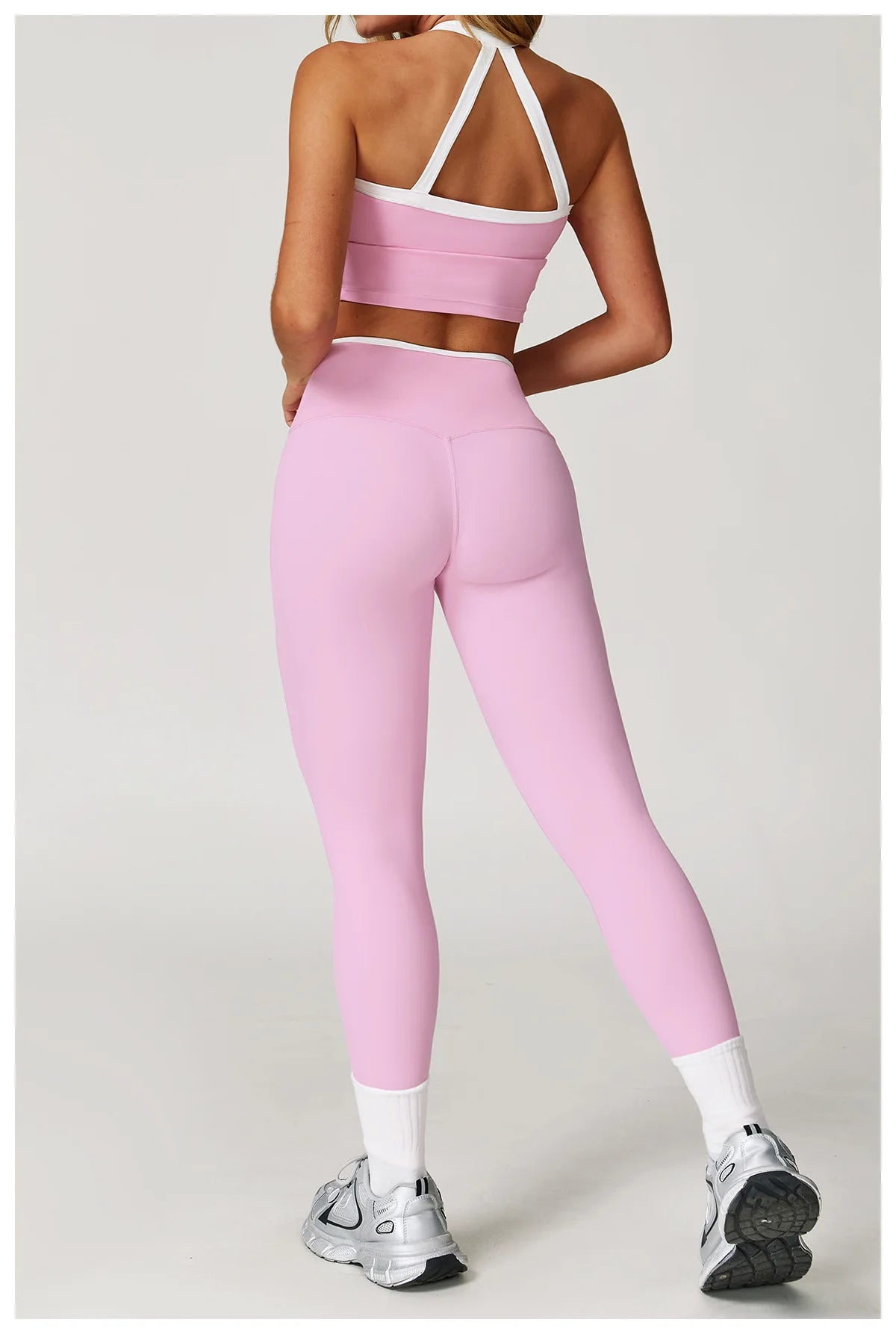 SWELTERINGCN Women 2 Piece Tracksuit Yoga Set Gym Wear