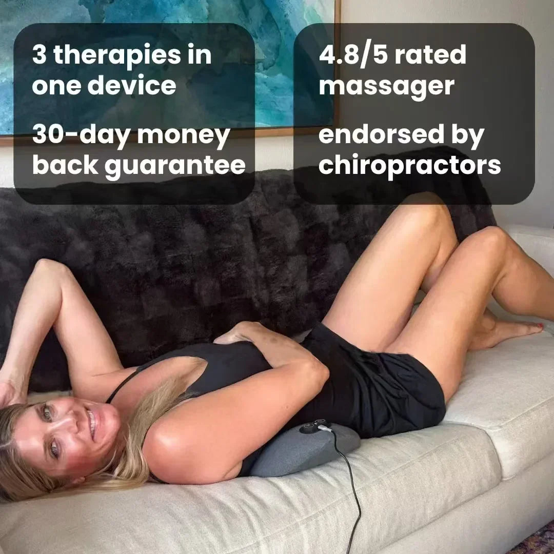 Okayso 3 In 1 Back Massager Shiatsu Deep Tissue Relief