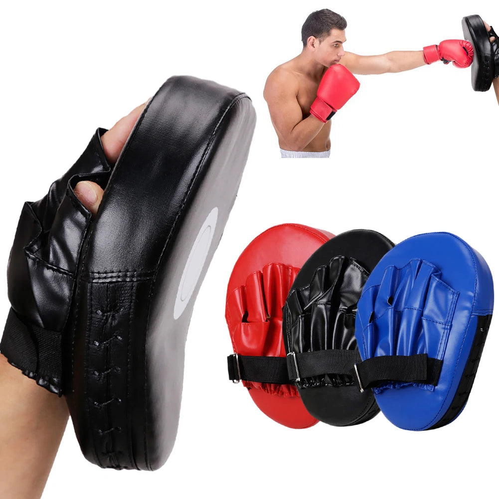Curved Boxing Hand Target PU Leather Punch Mitts for Training