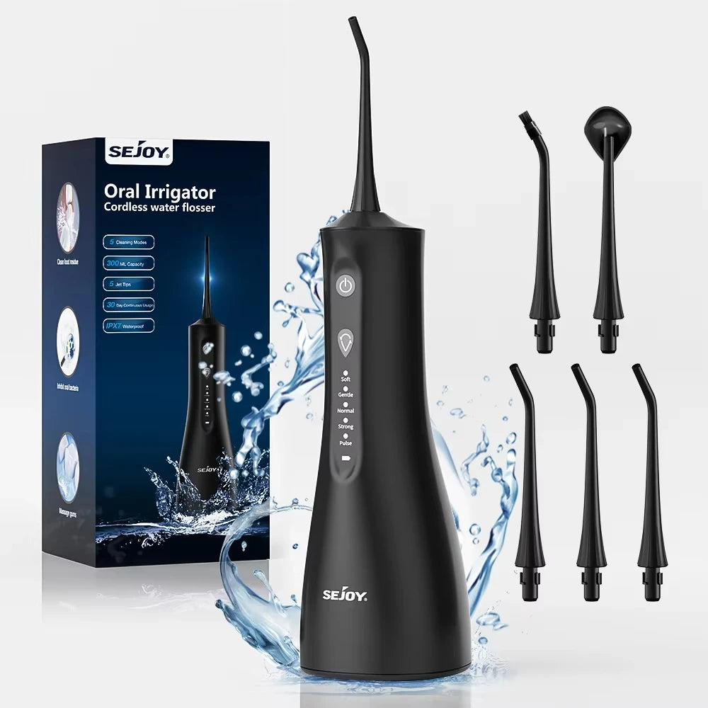 SEJOY Water Flosser Professional 5 Settings For Braces
