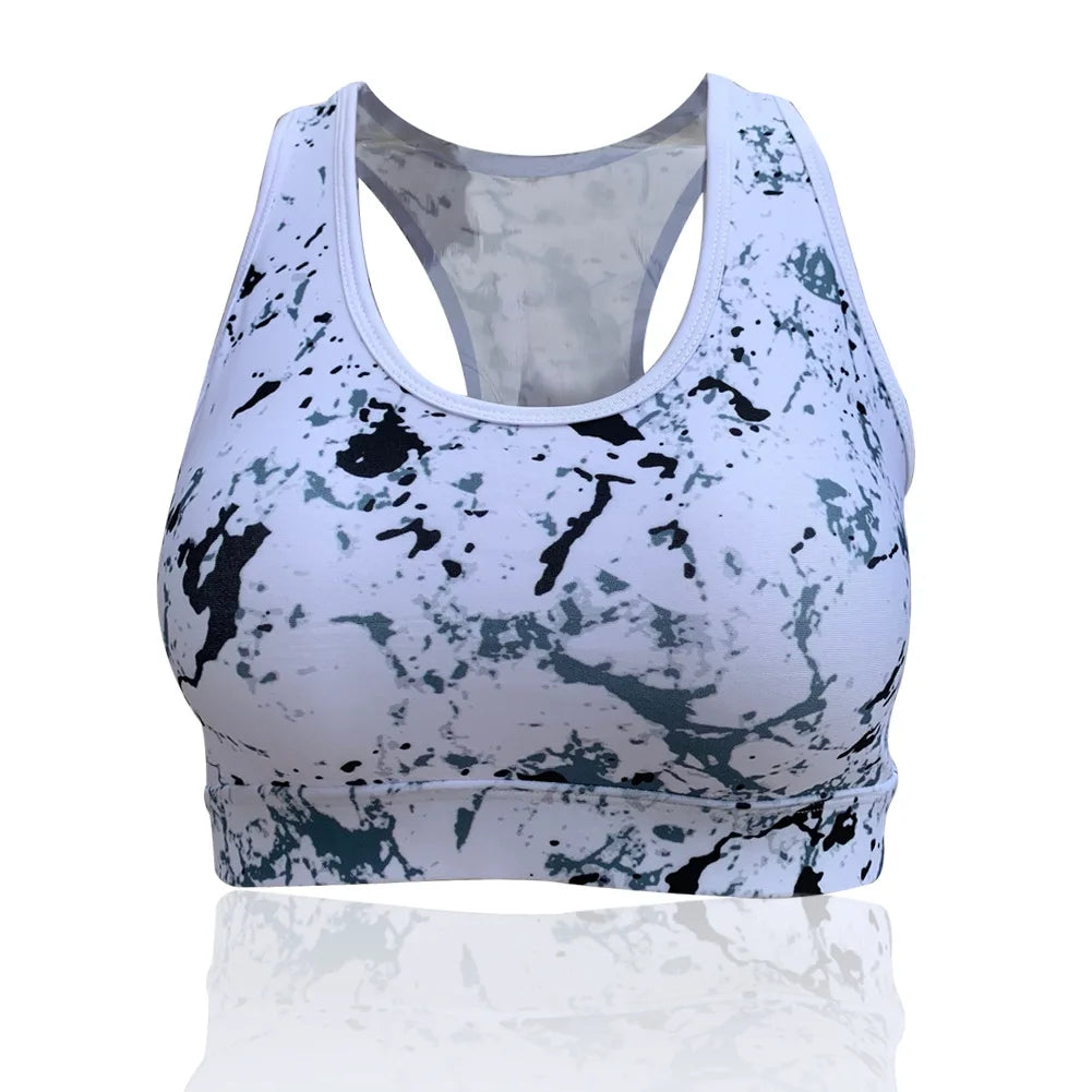 Women's Sports Bra Gathered Without Steel Ring Front Vest